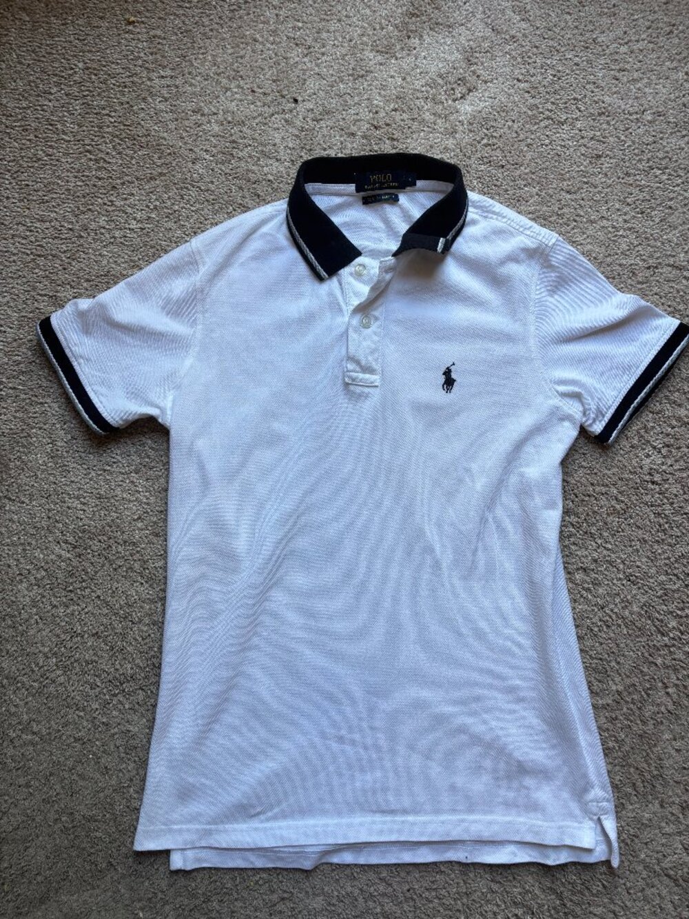 Polo Ralph Lauren Men's Collared Shirt - White Size S